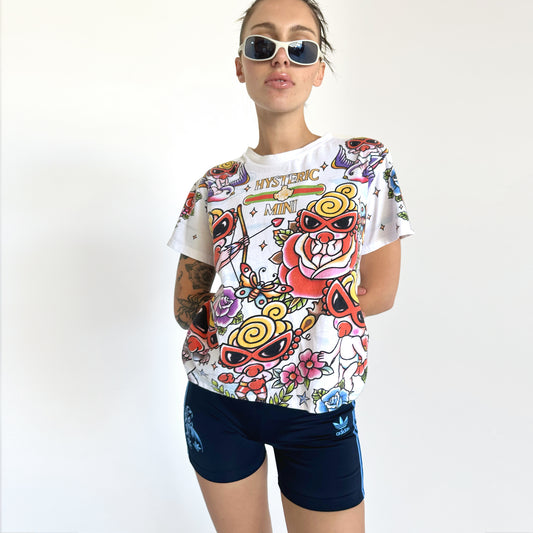 Hysteric Glamour All Over Print Baby Tee