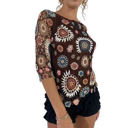 Glastonbury Boho Crochet top