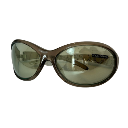 Dolce And Gabbana Bug Eye Iridescent Sunglasses