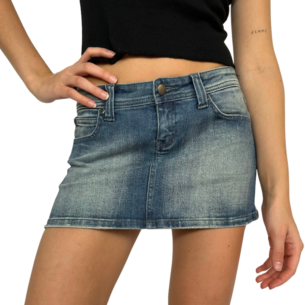 Deadstock Mid Denim Skirt