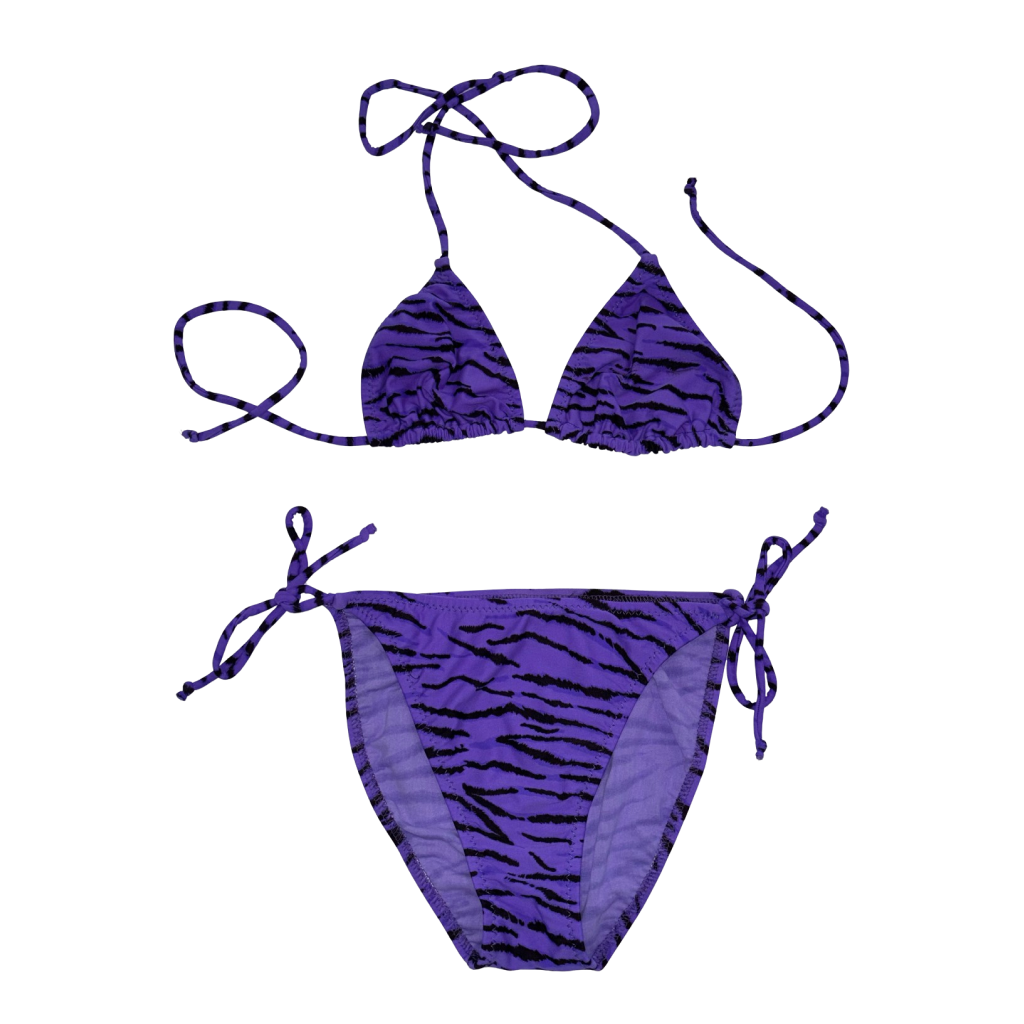 Purple Zebra Bikini