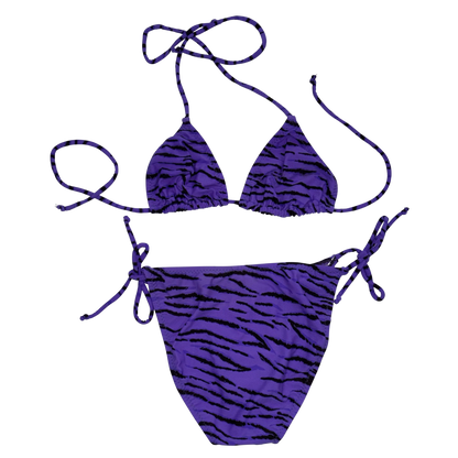 Purple Zebra Bikini