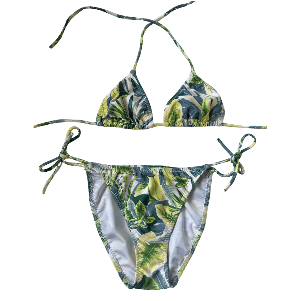 Green Tropical Bikini