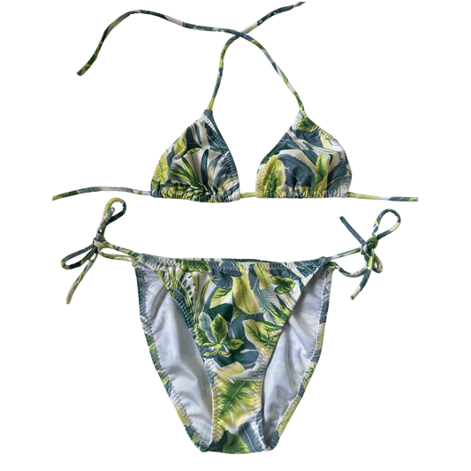 Green Tropical Bikini