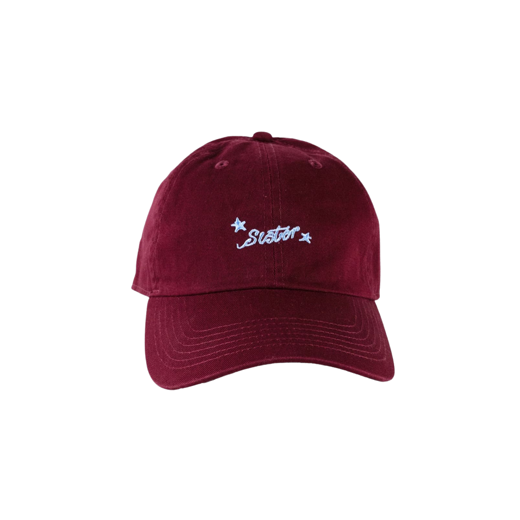 Sister Logo Cap Burgundy