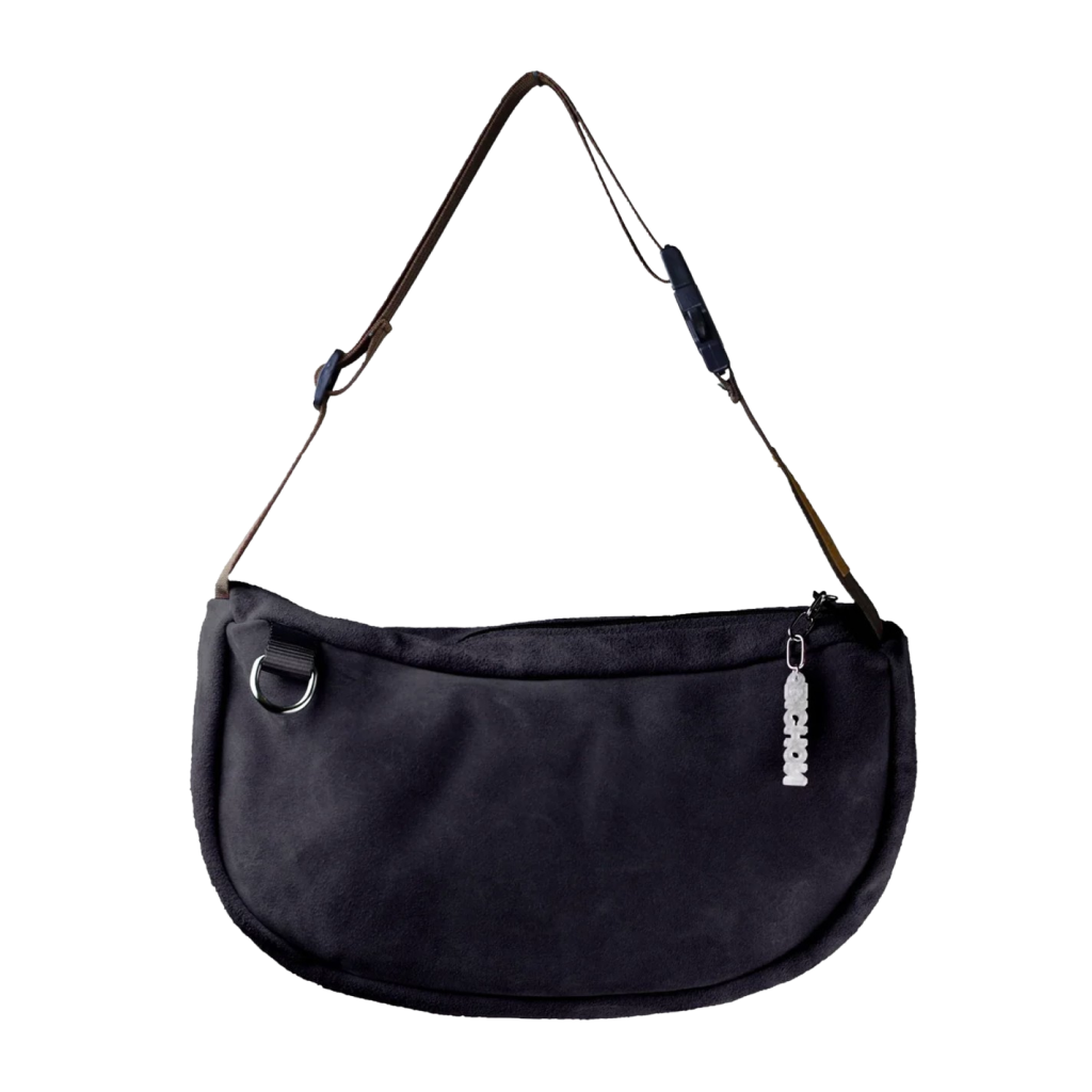 Everyday Suede Slouch Bag - Black