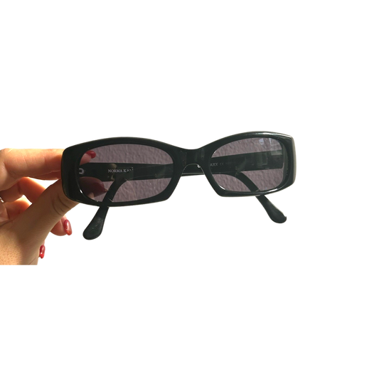 Black 90s Norma Kamali Sunglasses