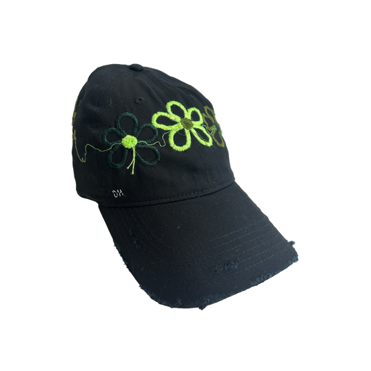 Green Daisy Cap