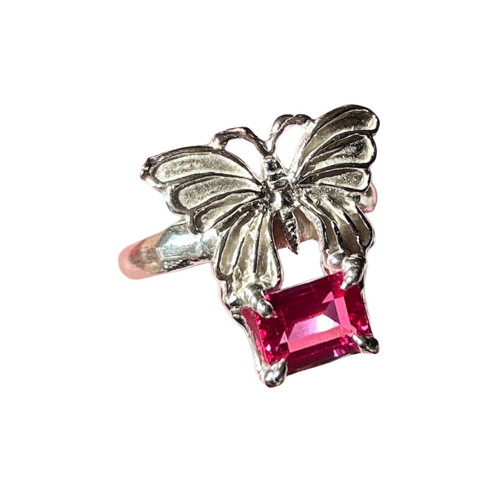 Butterfly Gem Ring