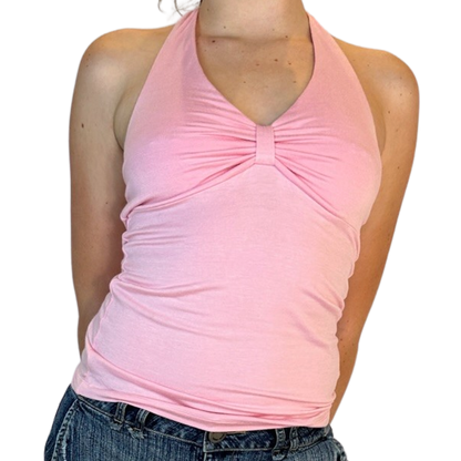 Baby Pink Halter Top