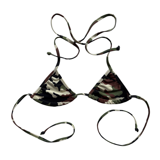 Camo Bikini Top