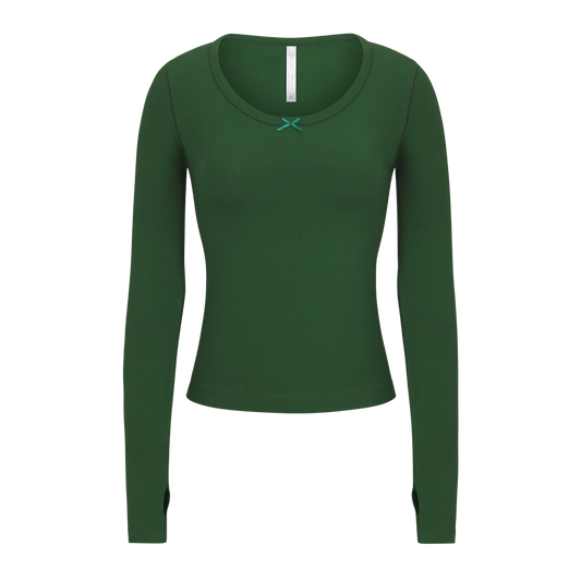 Long Sleeve Lounge Top - Clover