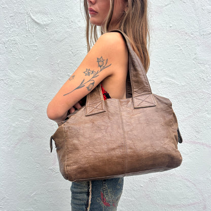 Vintage Brown Leather Bag