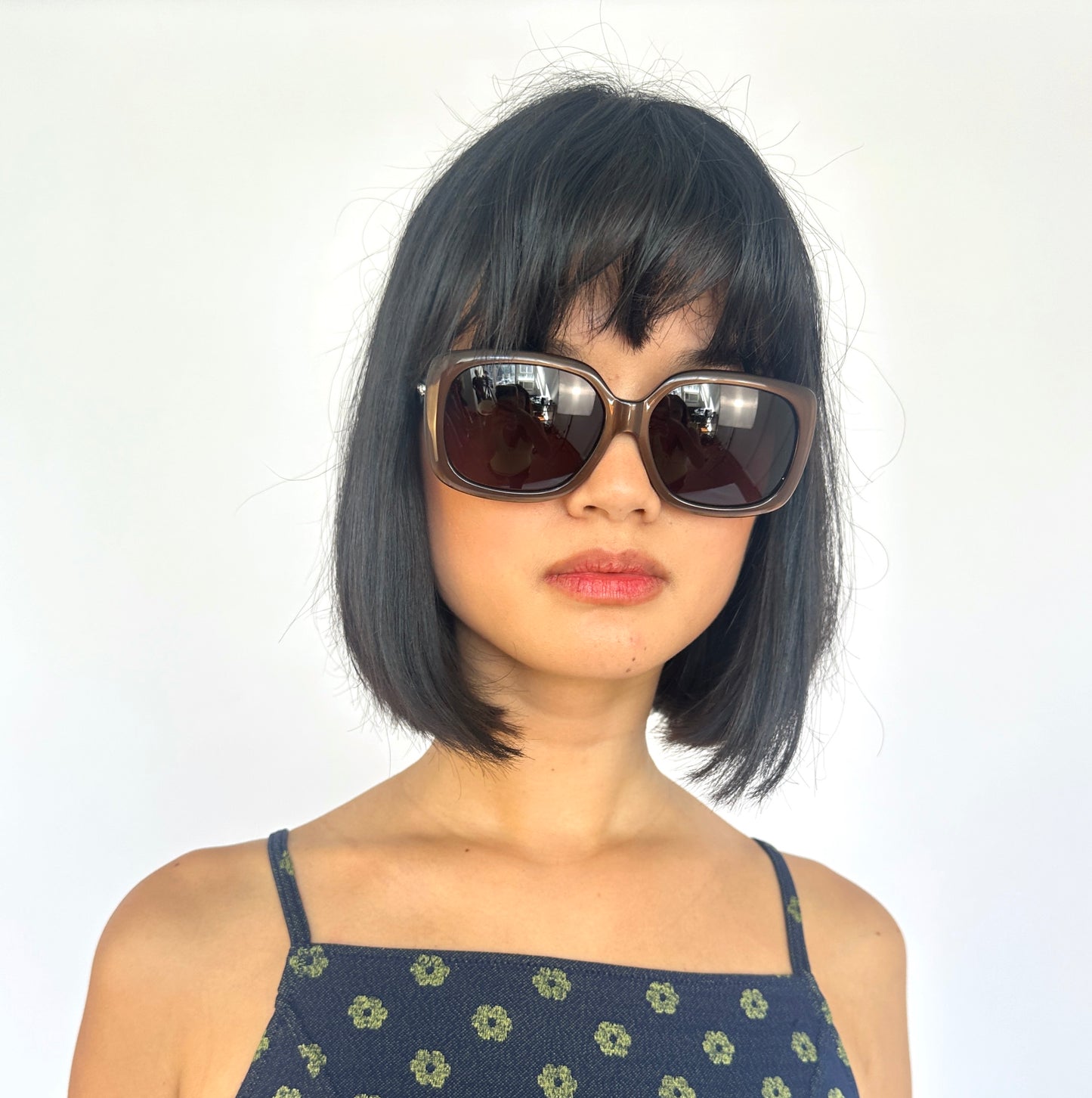 90's Choc Round Vintage Sunglasses