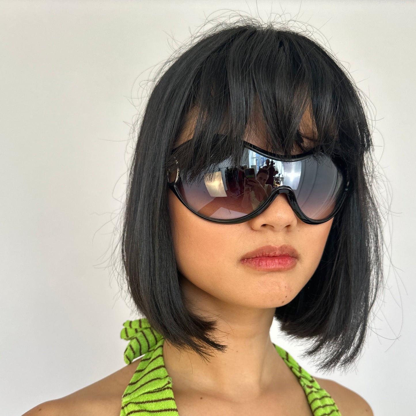 Black Wrap Vintage 2000s Sunglasses