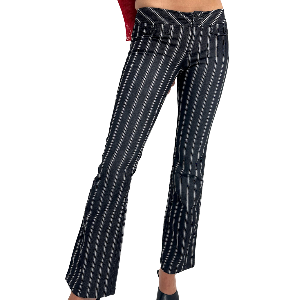 2000s Low Waisted Stripe Pants