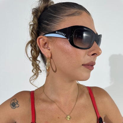 Missoni Black Wrap Dead-stock Sunglasses