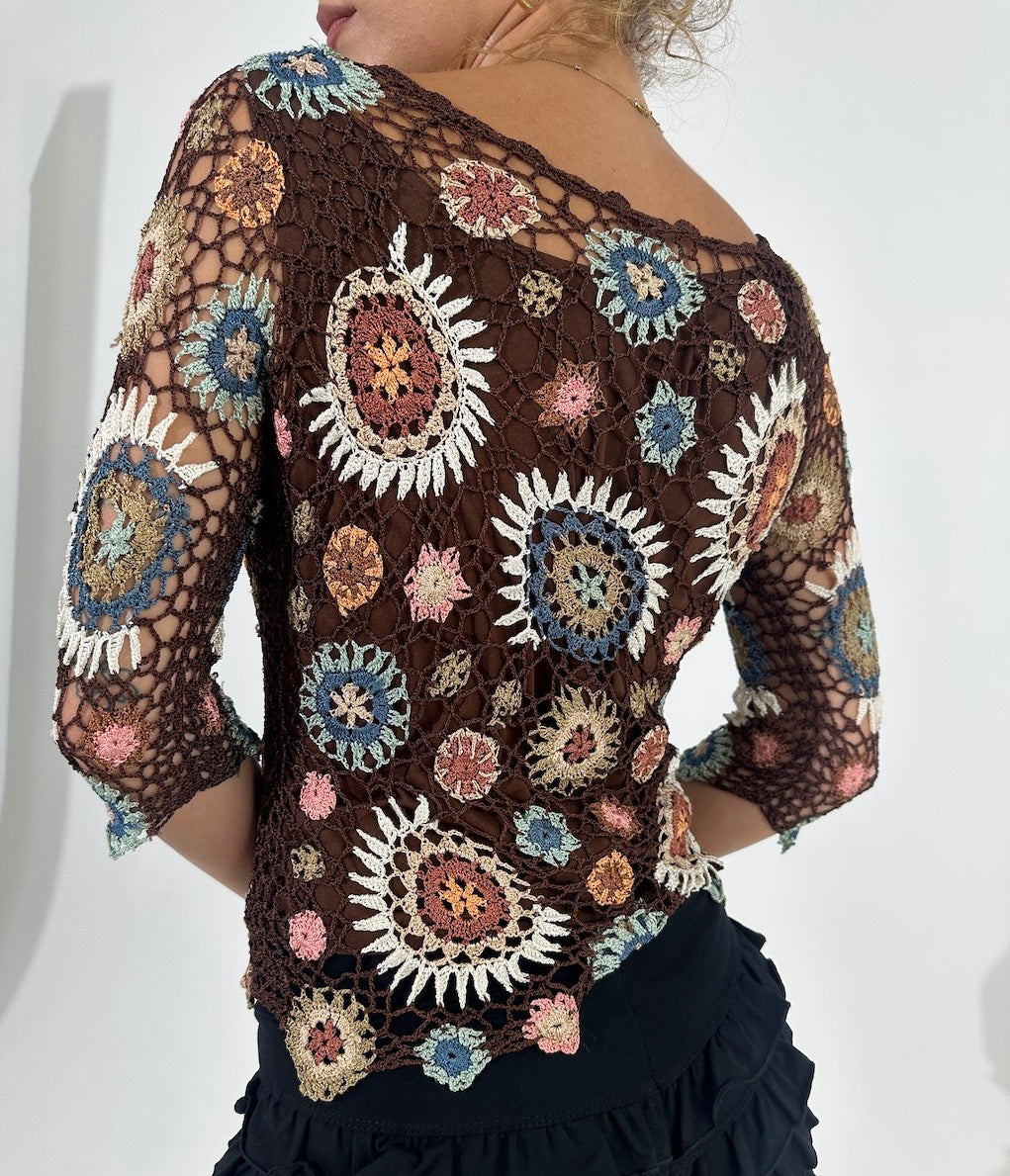 Glastonbury Boho Crochet top