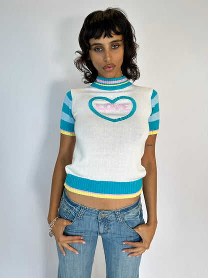 Love Knitted Skivy Baby Tee