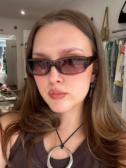 2000s Dark Wrap Sunglasses