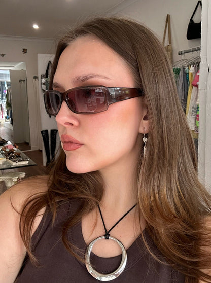 2000s Dark Wrap Sunglasses