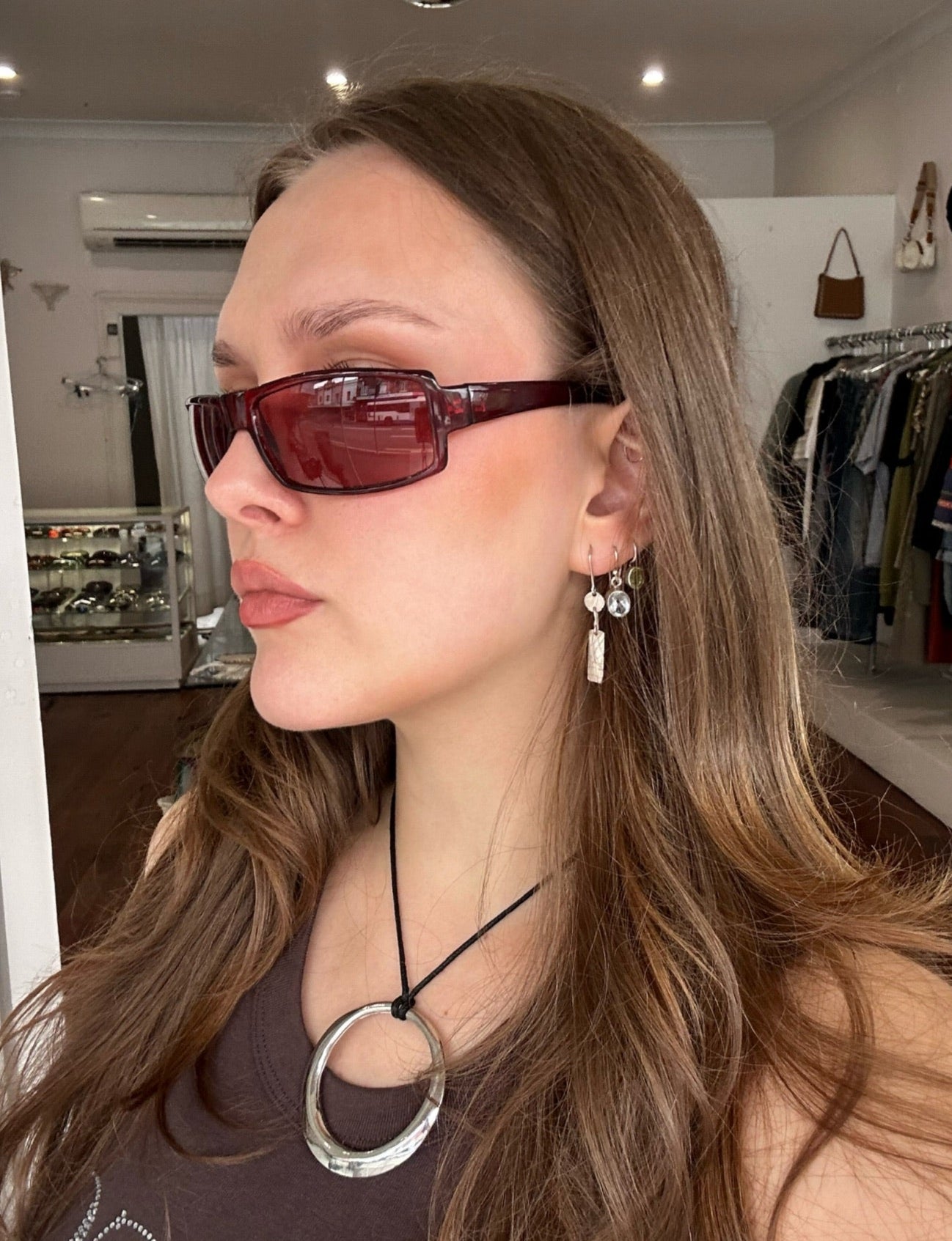 2000s Red Skater Sunglasses