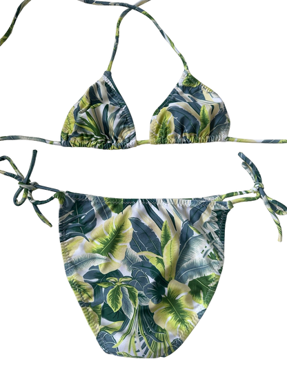 Green Tropical Bikini