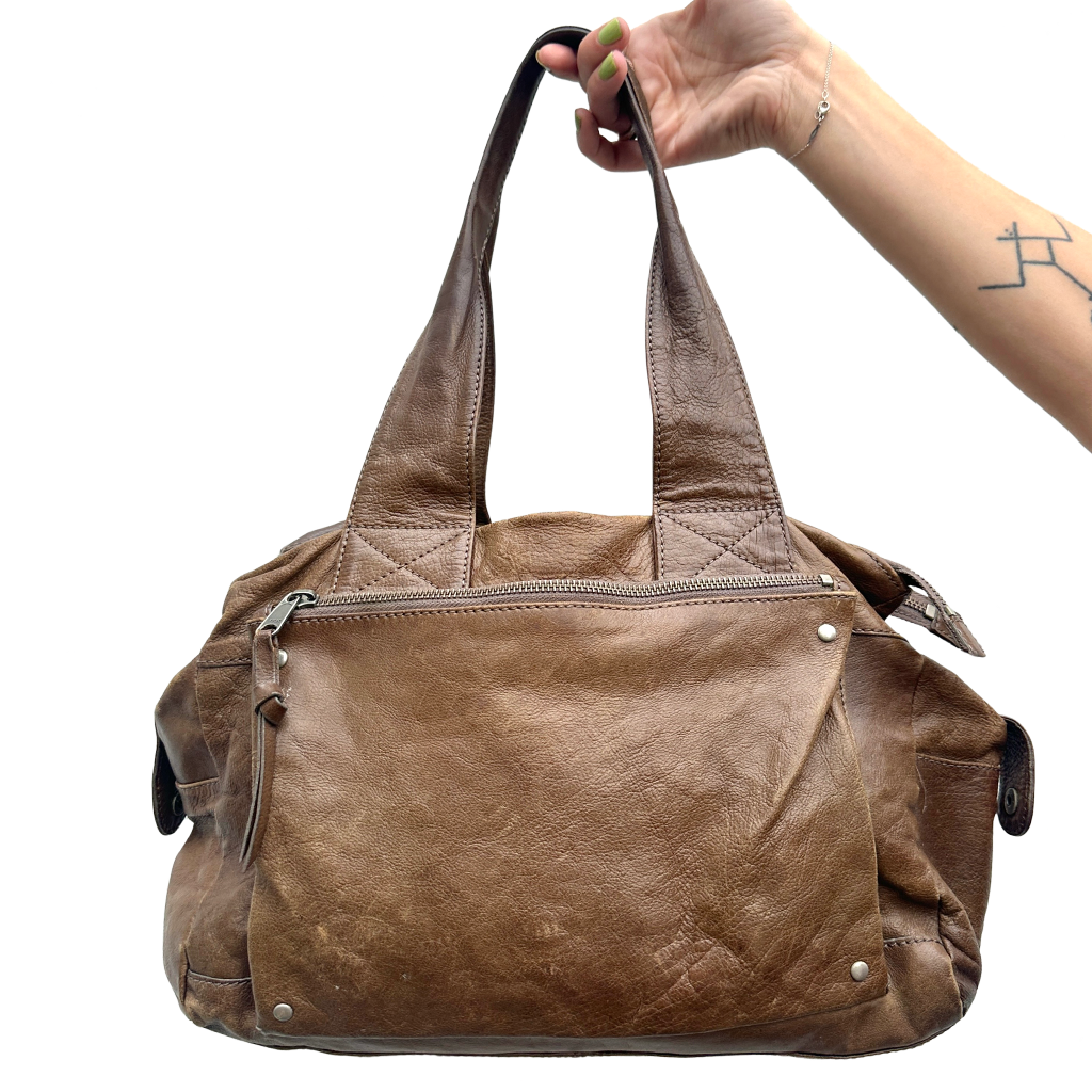 Vintage Brown Leather Bag