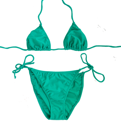 Teal Green Triangle Bikini