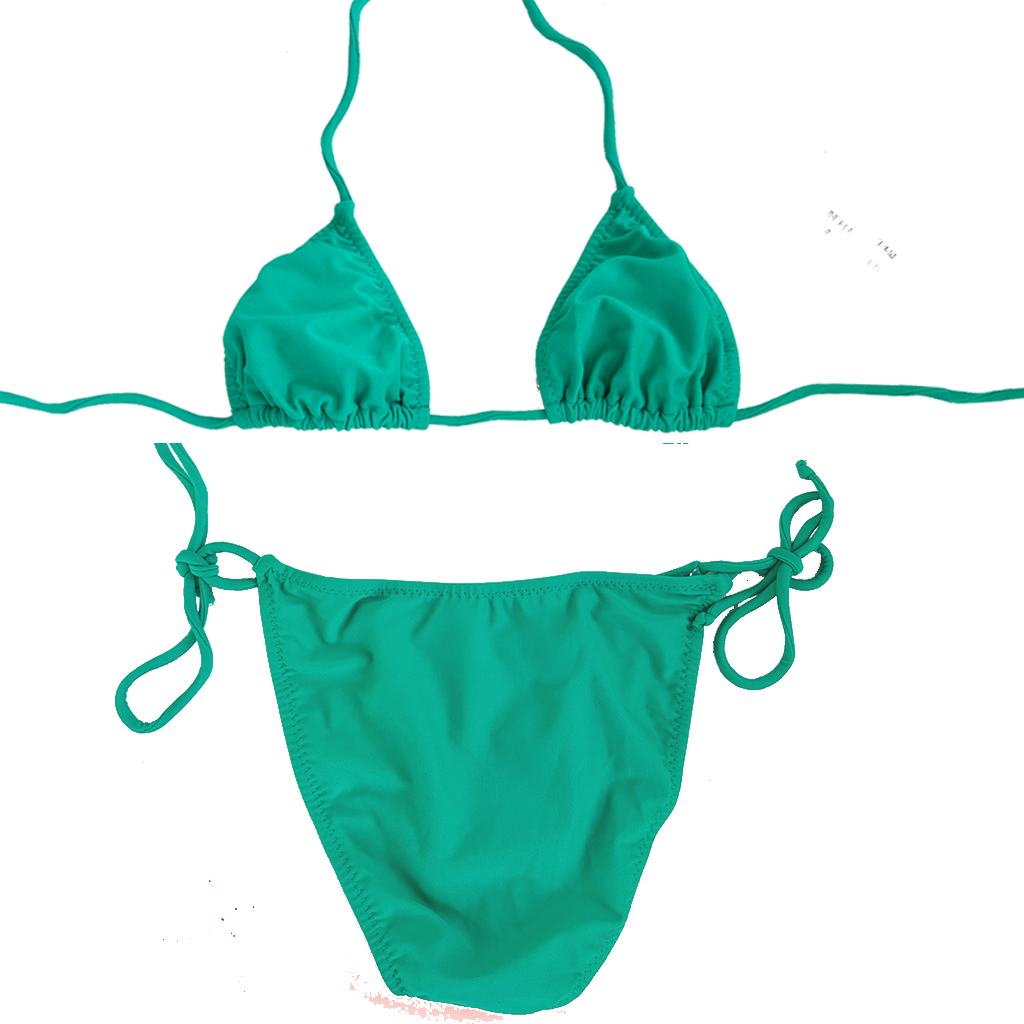 Teal Green Triangle Bikini