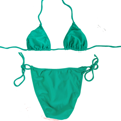 Teal Green Triangle Bikini