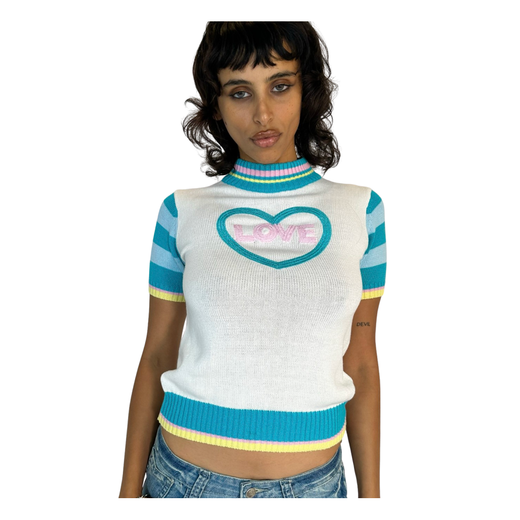 Love Knitted Skivy Baby Tee