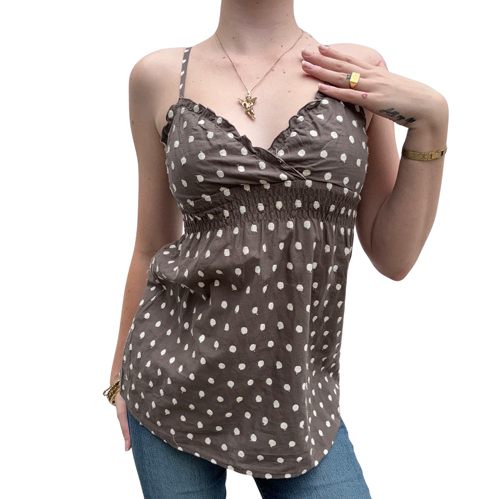 Polkadot Baby Doll Top