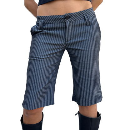 Pinstripe Charcoal Deadstock Jorts